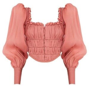 House of Cb Palais pink corset top, Size XS